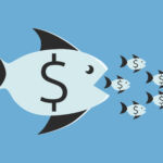 Big fish eating smaller fish