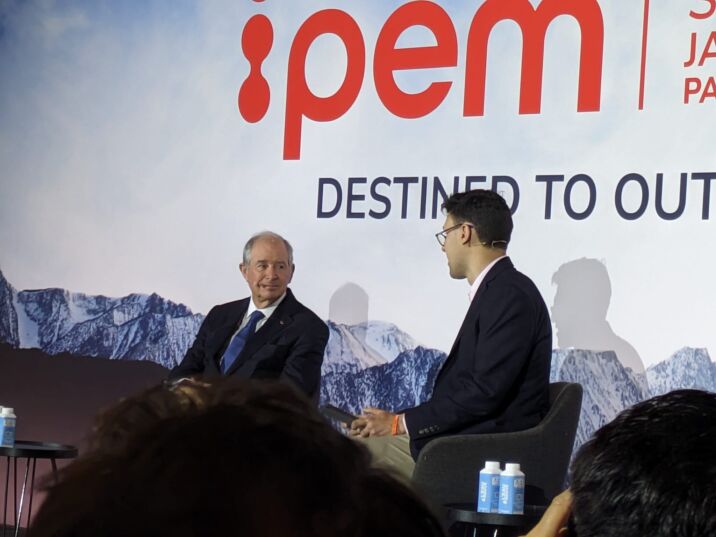 Stephen Schwarzman, Blackstone CEO, interviewed at IPEM. September 2023.