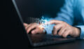 AI data and big data technology Business people calculate, analyze, and visualize complex datasets on their computers. data mining artificial intelligence machine learning business analysis