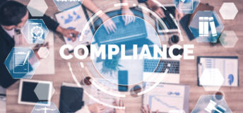 Image depicting compliance rule law and regulation graphic interface for business quality policy.